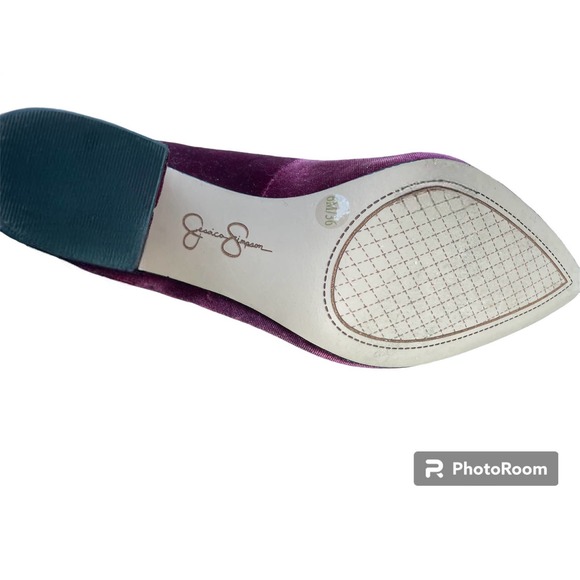 Jessica Simpson Velvet Pumps SZ 6M - Picture 6 of 6